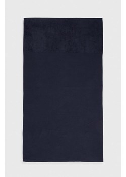 Emporio Armani Underwear ręcznik bawełniany kolor granatowy ze sklepu ANSWEAR.com w kategorii Ręczniki - zdjęcie 170094046