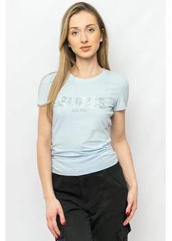 t-shirt damski  guess w4ri29 j1314 błękitny ze sklepu Royal Shop w kategorii Bluzki damskie - zdjęcie 170094168