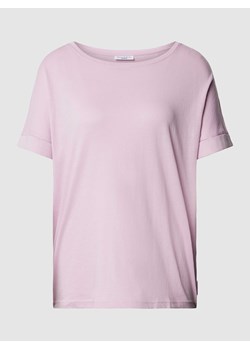 T-shirt z przeszytymi brzegami rękawów ze sklepu Peek&Cloppenburg  w kategorii Bluzki damskie - zdjęcie 170094338