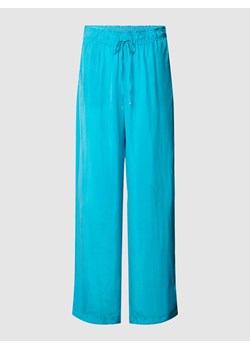 Spodnie materiałowe z szeroką nogawką i elastycznym pasem model ‘AURONZO’ ze sklepu Peek&Cloppenburg  w kategorii Spodnie damskie - zdjęcie 170094379