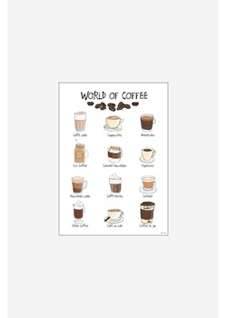 H & M - Mouse & Pen - World Of Coffee - Brązowy ze sklepu H&M w kategorii Plakaty - zdjęcie 170103758