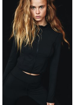 H & M - Rozpinany top - Czarny ze sklepu H&M w kategorii Bluzki damskie - zdjęcie 170103785
