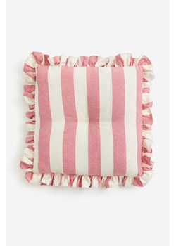 H & M - Bawełniana poduszka na krzesło - Różowy ze sklepu H&M w kategorii Poduszki dekoracyjne - zdjęcie 170103826
