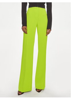 Pinko Spodnie materiałowe Hulka 100054 7624 Zielony Regular Fit ze sklepu MODIVO w kategorii Spodnie damskie - zdjęcie 170108479