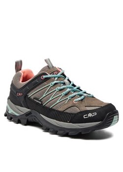 CMP Trekkingi Rigel Low Wmn Trekking Shoes Wp 3Q54456 Brązowy ze sklepu MODIVO w kategorii Buty trekkingowe damskie - zdjęcie 170108709