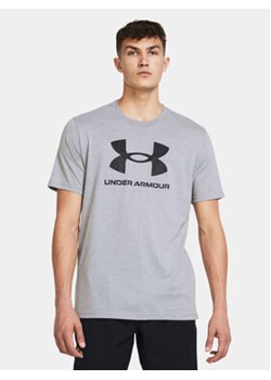 Under Armour T-Shirt Ua Sportstyle Logo Update Ss 1382911-035 Szary Loose Fit ze sklepu MODIVO w kategorii T-shirty męskie - zdjęcie 170108786