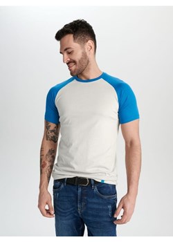 Sinsay - Koszulka - kremowy ze sklepu Sinsay w kategorii T-shirty męskie - zdjęcie 170111215