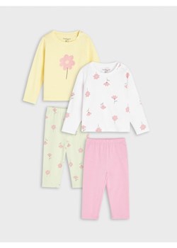 Sinsay - Piżamy 2 pack - żółty ze sklepu Sinsay w kategorii Piżamy dziecięce - zdjęcie 170111248