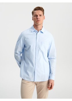 Sinsay - Koszula regular - błękitny ze sklepu Sinsay w kategorii Koszule męskie - zdjęcie 170111277