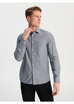 Sinsay - Koszula regular - szary ze sklepu Sinsay w kategorii Koszule męskie - zdjęcie 170111278