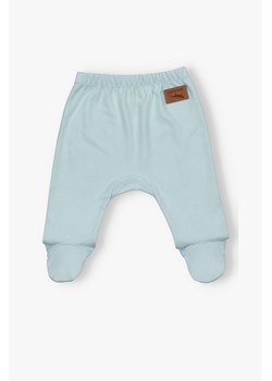 Niebieskie półśpiochy niemowlęce bawełniane ze sklepu 5.10.15 w kategorii Spodnie i półśpiochy - zdjęcie 170111557