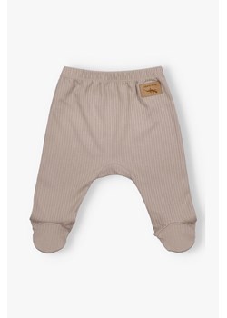 Półśpiochy niemowlęce z dzianiny prążkowej ze sklepu 5.10.15 w kategorii Spodnie i półśpiochy - zdjęcie 170111705