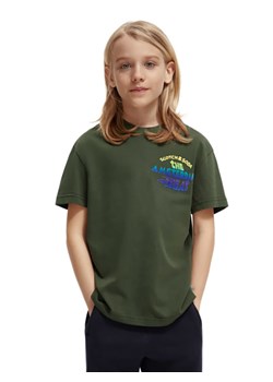 Scotch &amp; Soda Koszulka w kolorze zielonym ze sklepu Limango Polska w kategorii T-shirty chłopięce - zdjęcie 170112489