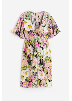 H & M - MAMA Sukienka z węzłem - Różowy ze sklepu H&M w kategorii Sukienki ciążowe - zdjęcie 170117356
