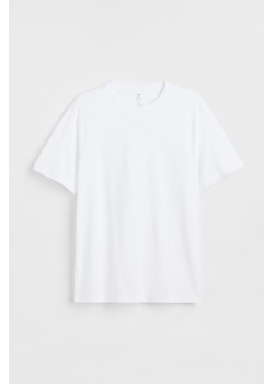 H & M - T-shirt COOLMAX Regular Fit - Biały ze sklepu H&M w kategorii T-shirty męskie - zdjęcie 170117519