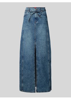 Spódnica jeansowa z wiązanym paskiem model ‘Getini’ ze sklepu Peek&Cloppenburg  w kategorii Spódnice - zdjęcie 170117567