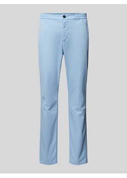 Chinosy o kroju slim fit z lamowanymi kieszeniami model 'CHELSEA' ze sklepu Peek&Cloppenburg  w kategorii Spodnie męskie - zdjęcie 170117677