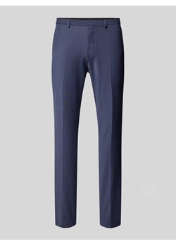 Spodnie o kroju regular fit z zakładkami w pasie model ‘Hesten’ ze sklepu Peek&Cloppenburg  w kategorii Spodnie męskie - zdjęcie 170117679