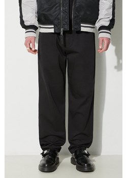 Universal Works spodnie bawełniane Military Chino kolor czarny w fasonie chinos 120.BLACK ze sklepu PRM w kategorii Spodnie męskie - zdjęcie 170121547