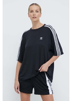 adidas Originals t-shirt 3-Stripes Tee damski kolor czarny IU2406 ze sklepu PRM w kategorii Bluzki damskie - zdjęcie 170121589