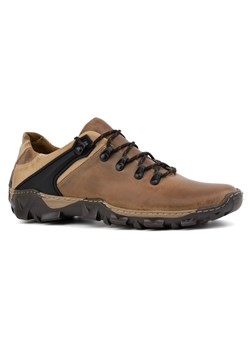 Męskie buty trekkingowe 116 brązowe ze sklepu butyolivier w kategorii Buty trekkingowe męskie - zdjęcie 170122626