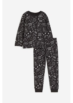 H & M - Dżersejowa piżama - Czarny ze sklepu H&M w kategorii Piżamy dziecięce - zdjęcie 170123017