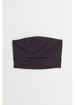 H & M - Top bandeau z wycięciem - Czarny ze sklepu H&M w kategorii Bluzki damskie - zdjęcie 170123099
