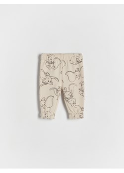 Reserved - Spodnie Dumbo - kremowy ze sklepu Reserved w kategorii Spodnie i półśpiochy - zdjęcie 170125129