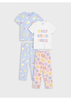 Sinsay - Piżamy 2 pack - błękitny ze sklepu Sinsay w kategorii Piżamy dziecięce - zdjęcie 170125836