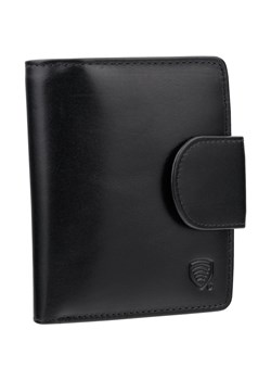 Skórzany damski  portfel z ochroną RFID (Czarny) ze sklepu Koruma ID Protection w kategorii Portfele damskie - zdjęcie 170126159
