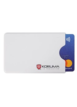 Plastikowe etui antykradzieżowe RFID na kartę plastikową (biały) ze sklepu Koruma ID Protection w kategorii Etui - zdjęcie 170126476