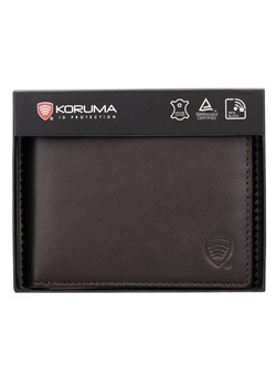 Antykradzieżowy portfel młodzieżowy z ochroną RFID (ciemny brąz) ze sklepu Koruma ID Protection w kategorii Portfele męskie - zdjęcie 170126527