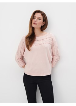 Mohito - Sweter z bawełną - pastelowy różowy ze sklepu Mohito w kategorii Swetry damskie - zdjęcie 170127305