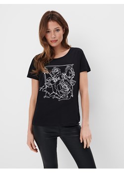 Mohito - T-shirt z nadrukiem - czarny ze sklepu Mohito w kategorii Bluzki damskie - zdjęcie 170127329