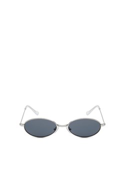 Cropp - Okrągłe okulary przeciwsłoneczne - srebrny ze sklepu Cropp w kategorii Okulary przeciwsłoneczne męskie - zdjęcie 170127478