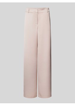 Spodnie materiałowe o kroju wide leg cut ze szlufkami na pasek ze sklepu Peek&Cloppenburg  w kategorii Spodnie damskie - zdjęcie 170127945