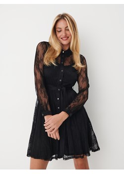 Mohito - Koronkowa czarna sukienka mini - czarny ze sklepu Mohito w kategorii Sukienki - zdjęcie 170128456