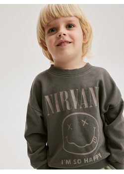 Reserved - Bluza Nirvana - ciemnoszary ze sklepu Reserved w kategorii Bluzy chłopięce - zdjęcie 170130438