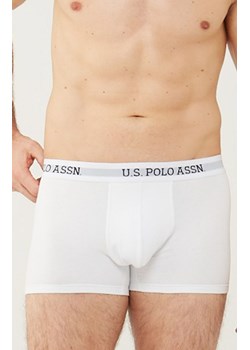 U.S Polo Assn. bawełniane białe bokserki męskie 80450, Kolor biały, Rozmiar S, U.S. POLO ASSN ze sklepu Intymna w kategorii Majtki męskie - zdjęcie 170137196
