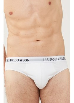 U.S Polo Assn. białe bawełniane slipy męskie 80452, Kolor biały, Rozmiar S, U.S. POLO ASSN ze sklepu Intymna w kategorii Majtki męskie - zdjęcie 170137207