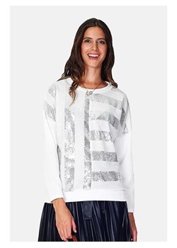 ASSUILI Sweter w kolorze białym ze sklepu Limango Polska w kategorii Swetry damskie - zdjęcie 170141528