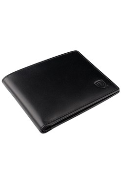 Cienki portfel męski skórzany typu SLIM (Czarny) ze sklepu Koruma ID Protection w kategorii Portfele męskie - zdjęcie 170142408