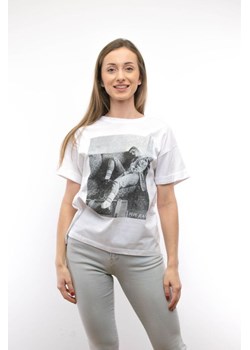 t-shirt damski pepe jeans pl505742 biały ze sklepu Royal Shop w kategorii Bluzki damskie - zdjęcie 170143366