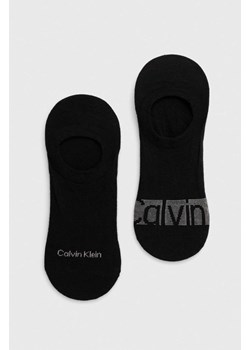 Calvin Klein skarpetki 2-pack męskie kolor czarny ze sklepu ANSWEAR.com w kategorii Skarpetki męskie - zdjęcie 170143798