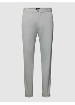 Spodnie materiałowe o kroju slim fit z efektem melanżu model ‘Bodo’ ze sklepu Peek&Cloppenburg  w kategorii Spodnie męskie - zdjęcie 170144489