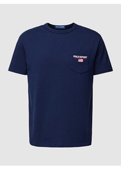 T-shirt z wyhaftowanym logo ze sklepu Peek&Cloppenburg  w kategorii T-shirty męskie - zdjęcie 170144508