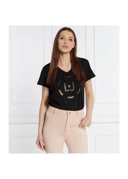 Liu Jo Sport T-shirt | Regular Fit ze sklepu Gomez Fashion Store w kategorii Bluzki damskie - zdjęcie 170147387