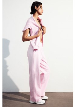 H & M - Proste spodnie dresowe - Różowy ze sklepu H&M w kategorii Spodnie damskie - zdjęcie 170148127