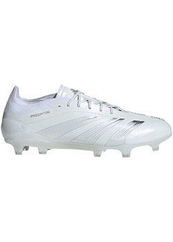 Buty piłkarskie adidas Predator Elite Fg U IE1803 białe ze sklepu ButyModne.pl w kategorii Buty sportowe męskie - zdjęcie 170148405