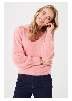 Garcia Sweter w kolorze jasnoróżowym ze sklepu Limango Polska w kategorii Swetry damskie - zdjęcie 170149716